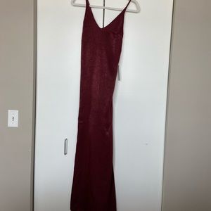 Floor length lulu silk dress